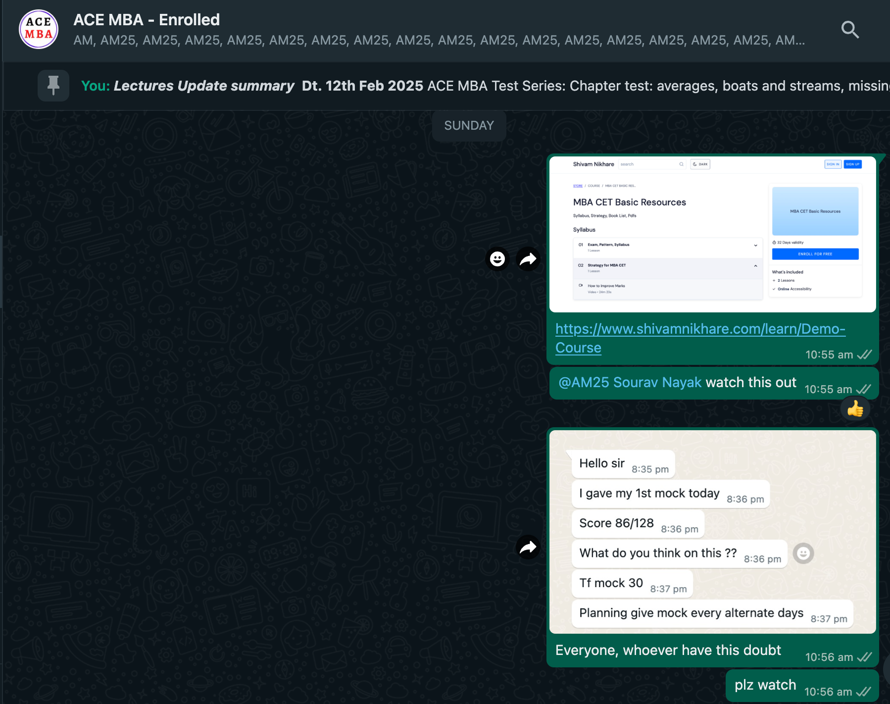 WhatsApp Group for Enrolled Students image